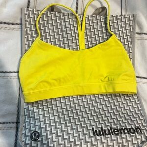 lululemon athletica Bright Yellow Sports Bra Top